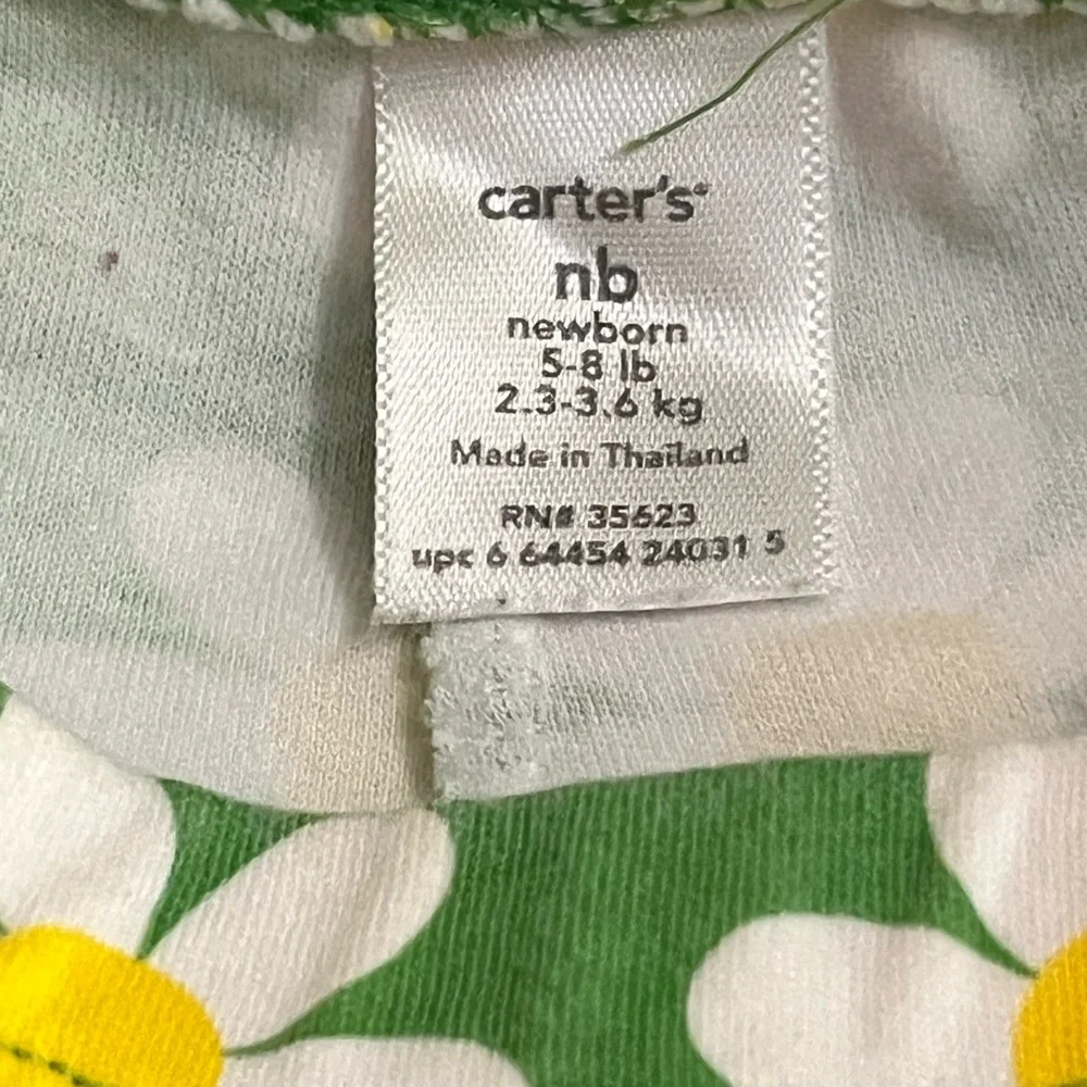 Carter's Kids Leggings Set - Green, Pink, Black, White